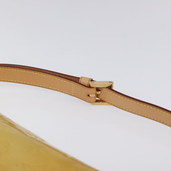 LOUIS VUITTON Monogram Vernis Thompson Street Bag Beige M91301 LV Auth th5733