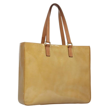 LOUIS VUITTON Monogram Vernis Columbus Tote Bag Beige M91023 LV Auth th5734