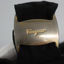 Salvatore Ferragamo Vala Shoulder Bag Canvas Brown Gold Auth th5740-14