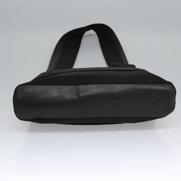 Salvatore Ferragamo Vala Shoulder Bag Canvas Brown Gold Auth th5740