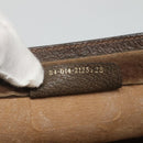 GUCCI GG Supreme Web Sherry Line Clutch Bag PVC Beige Red Auth th5745-16