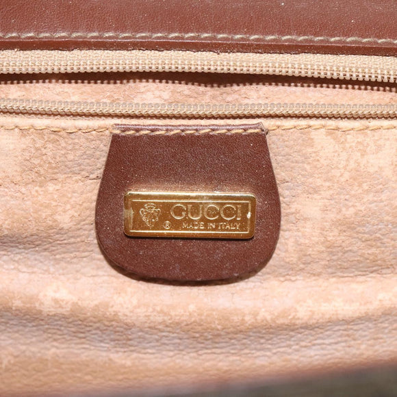 GUCCI Shoulder Bag Canvas Khaki 004 084 0289 Auth th5746