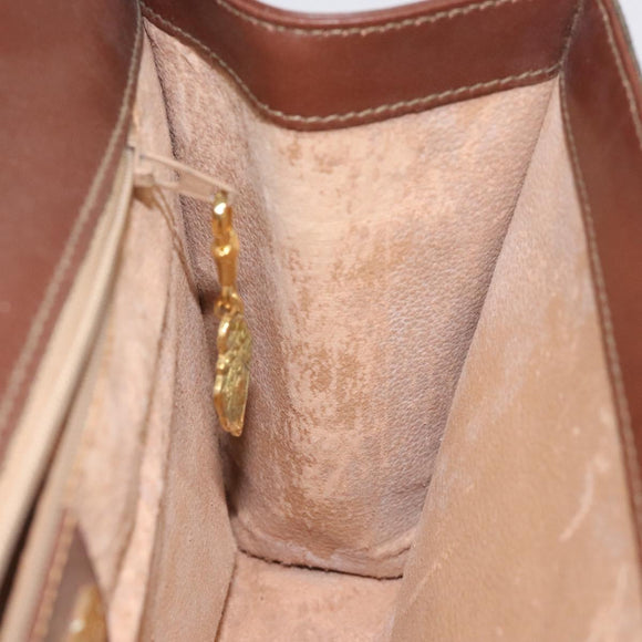 GUCCI Shoulder Bag Canvas Khaki 004 084 0289 Auth th5746