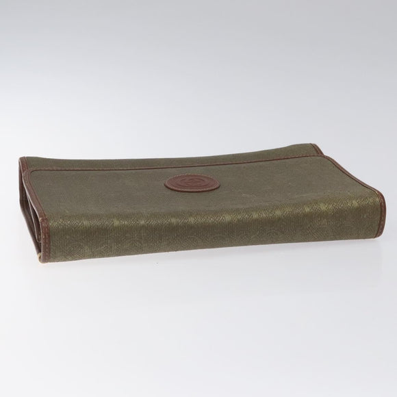 GUCCI Shoulder Bag Canvas Khaki 004 084 0289 Auth th5746