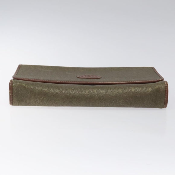GUCCI Shoulder Bag Canvas Khaki 004 084 0289 Auth th5746