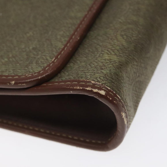 GUCCI Shoulder Bag Canvas Khaki 004 084 0289 Auth th5746