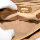 GUCCI Micro GG Supreme Shoulder Bag PVC Beige Gold 007 49 5548 Auth th5762-11