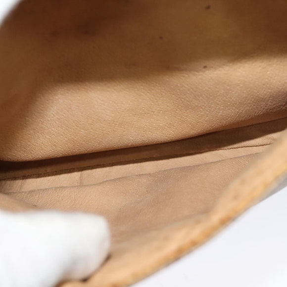 GUCCI Micro GG Supreme Shoulder Bag PVC Beige Gold 007 49 5548 Auth th5762