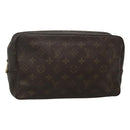 LOUIS VUITTON Monogram Trousse Toilette 28 Clutch Bag M47522 LV Auth th5765-1