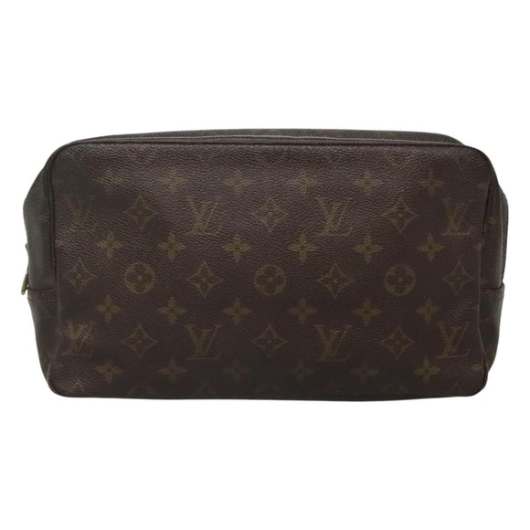 LOUIS VUITTON Monogram Trousse Toilette 28 Clutch Bag M47522 LV Auth th5765