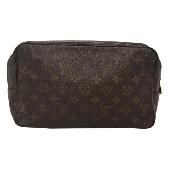 LOUIS VUITTON Monogram Trousse Toilette 28 Clutch Bag M47522 LV Auth th5765