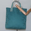 GUCCI Tote Bag Canvas Blue 123439 Auth th5768-20