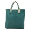 GUCCI Tote Bag Canvas Blue 123439 Auth th5768-13
