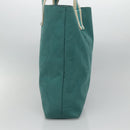 GUCCI Tote Bag Canvas Blue 123439 Auth th5768-3