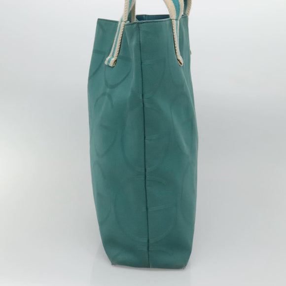 GUCCI Tote Bag Canvas Blue 123439 Auth th5768