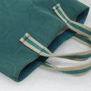 GUCCI Tote Bag Canvas Blue 123439 Auth th5768-6