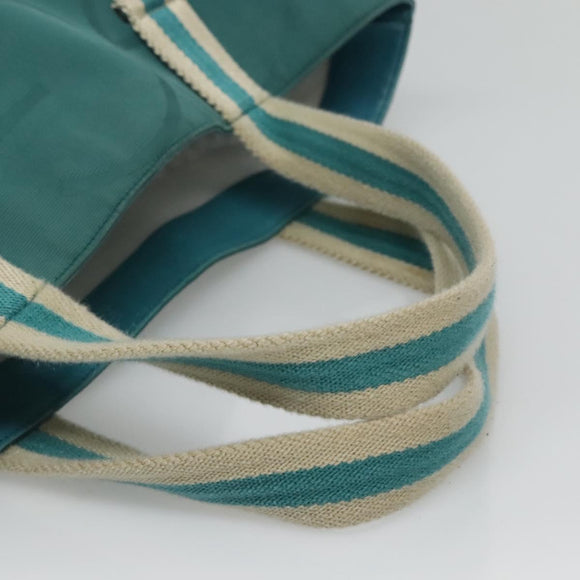 GUCCI Tote Bag Canvas Blue 123439 Auth th5768