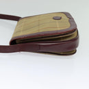 Burberrys Nova Check Shoulder Bag Canvas Beige Gold Auth th5781-3