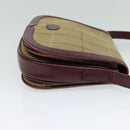 Burberrys Nova Check Shoulder Bag Canvas Beige Gold Auth th5781-4