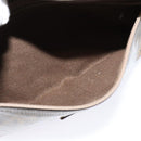 FENDI Zucchino Canvas Shoulder Bag Coated Canvas Brown Gold Auth th5787-12