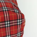 BURBERRY Nova Check Tote Bag Nylon Red Beige Auth th5793-16