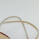 BURBERRY Nova Check Tote Bag Nylon Red Beige Auth th5793-8