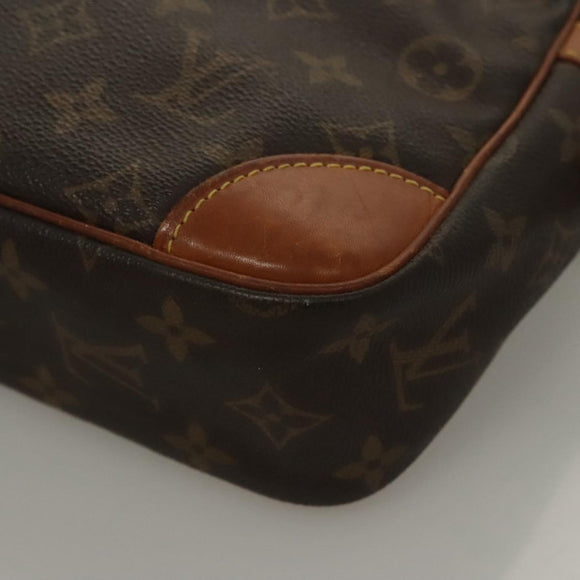 LOUIS VUITTON Monogram Compiegne 28 Clutch Bag M51845 LV Auth th5799