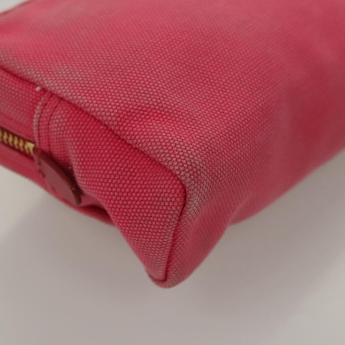 PRADA Pouch Canvas Pink Auth th5806 | Brand Street Tokyo