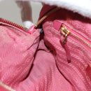 PRADA Pouch Canvas Pink Auth th5806-19