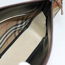 Burberrys Nova Check Shoulder Bag Canvas Beige Auth th5811-18