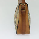 Burberrys Nova Check Shoulder Bag Canvas Beige Auth th5811-4