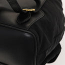 GUCCI Bamboo Backpack Leather Black Auth th5812-17