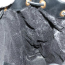 GUCCI Bamboo Backpack Leather Black Auth th5812-23