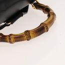 GUCCI Bamboo Backpack Leather Black Auth th5812-7