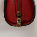 LOUIS VUITTON Epi Dauphine PM Pouch Castilian Red M48447 LV Auth th5819-8