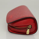 LOUIS VUITTON Epi Dauphine PM Pouch Castilian Red M48447 LV Auth th5819-4