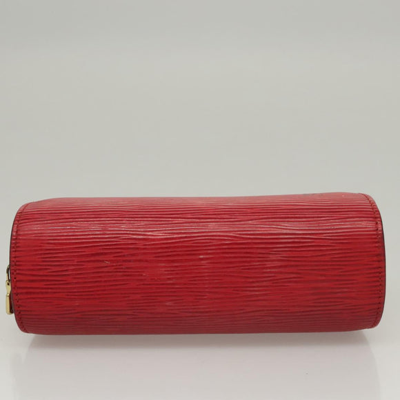 LOUIS VUITTON Epi Dauphine PM Pouch Castilian Red M48447 LV Auth th5819