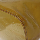 LOUIS VUITTON Monogram Vernis Houston Hand Bag Beige M91004 LV Auth th5822-15