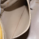 LOUIS VUITTON Monogram Vernis Houston Hand Bag Beige M91004 LV Auth th5822-22