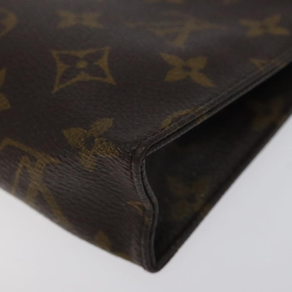 LOUIS VUITTON Monogram Poche Toilette 15 Pouch M47546 LV Auth th5824