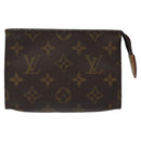 LOUIS VUITTON Monogram Poche Toilette 15 Pouch M47546 LV Auth th5824-13