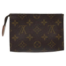 LOUIS VUITTON Monogram Poche Toilette 15 Pouch M47546 LV Auth th5824-2