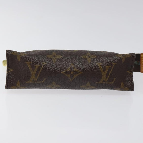 LOUIS VUITTON Monogram Poche Toilette 15 Pouch M47546 LV Auth th5824