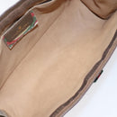 GUCCI GG Supreme Web Sherry Line Clutch Bag PVC Beige 89 01 033 Auth th5825-10