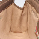 GUCCI GG Supreme Web Sherry Line Clutch Bag PVC Beige 89 01 033 Auth th5825-18