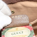 GUCCI GG Supreme Web Sherry Line Clutch Bag PVC Beige 89 01 033 Auth th5825-12