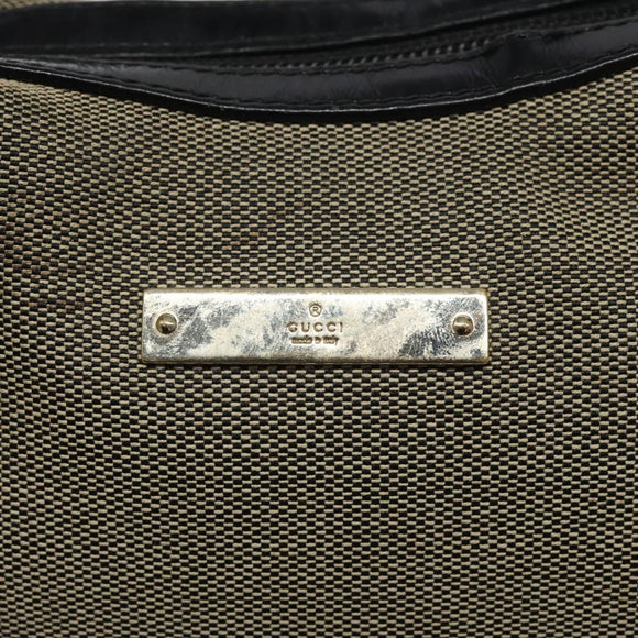 GUCCI Shoulder Bag Canvas Beige 001 4204 Auth th5827