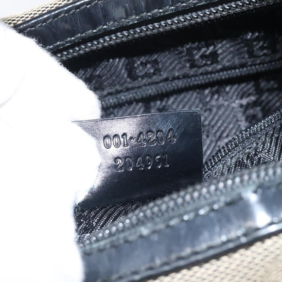 GUCCI Shoulder Bag Canvas Beige 001 4204 Auth th5827