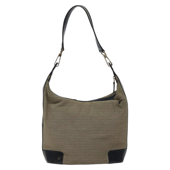 GUCCI Shoulder Bag Canvas Beige 001 4204 Auth th5827