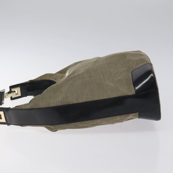 GUCCI Shoulder Bag Canvas Beige 001 4204 Auth th5827